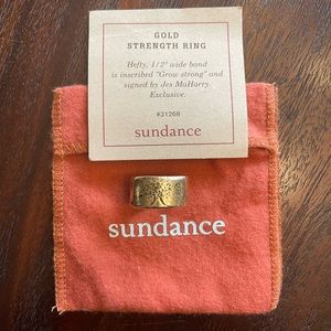 Sundance brand Gold Strength Ring, 14kt gold, Size 7